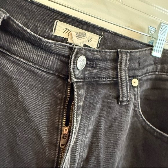 Madewell The High-Rise Straight Leg Black Jeans Size 29T - Picture 4 of 13
